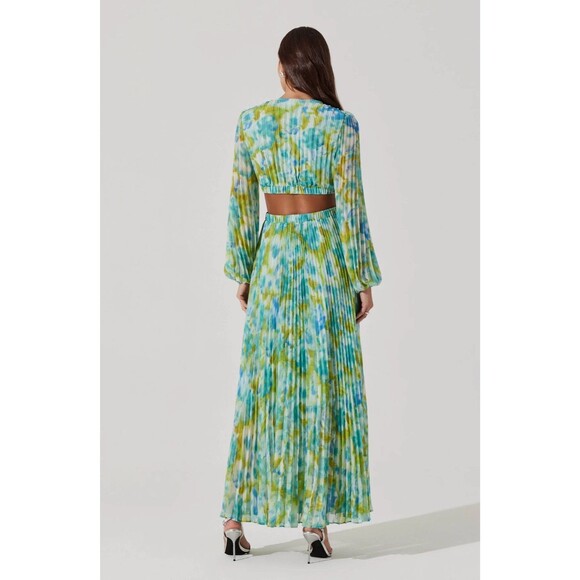 ASTR the Label Revery Floral Long Sleeve Maxi XS - Picture 2 of 10